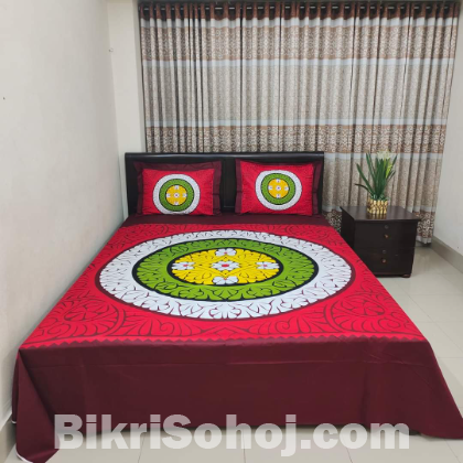এক ফুলের বিছানার চাদর